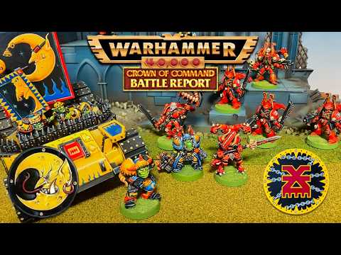 Warhammer 40,000 second Edition Battle Report Orks v Khorne Chaos