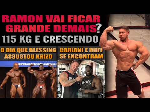 Ramon atualiza: shape assustador + Cariani treina com Ruffin + Krizo x Blessing