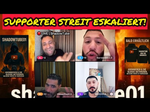 🔴 LIVE | Yasser Abou Chaker & Kürt Ibo MIT BARRELO–DANN eskaliert es mit Boxer Rambo wegen Supporter