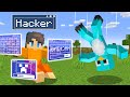I Used HACKS To PRANK My Little Brother In Minecraft