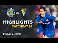 Highlights Getafe CF vs Cádiz CF (4-0)