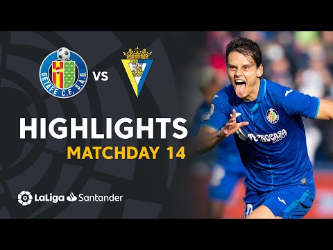 Highlights Getafe CF vs Cádiz CF (4-0)
