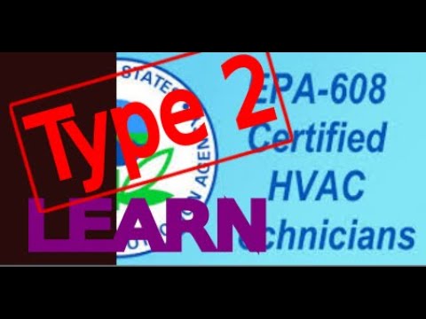 EPA 608 Technician Certification Study Guide: Type II part 1
