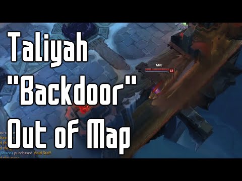Taliyah "Backdoor" through the wall - Legend of the Poro King