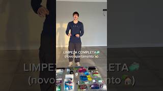 limpeza completa no novo apartamento!