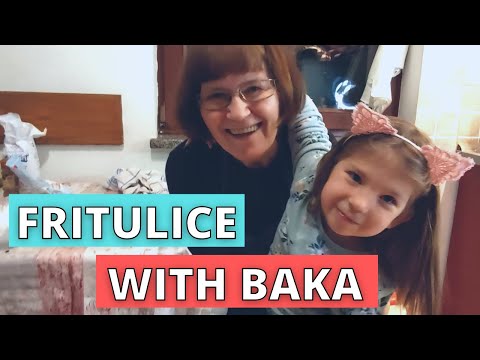 Making Fritulice With Baka! A Delicious Croatian Dessert!