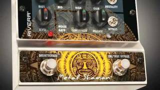 Video thumbnail for Metal Shaman Distortion Pedal played by Premier Guitar.  Best Metal pedal by Rivera Amplification
