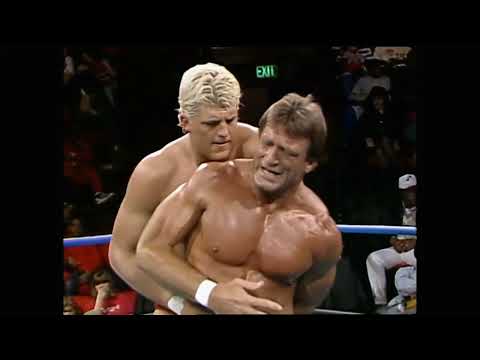 Paul Orndorff vs. Dustin Rhodes - Title Match - 3/8/1993 - WCW