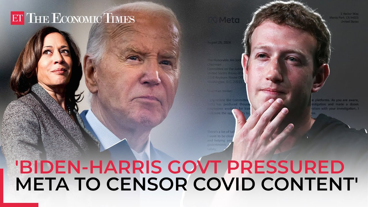 'I regret…': Mark Zuckerberg alleges Biden administration 'pressured' Meta to censor Covid content