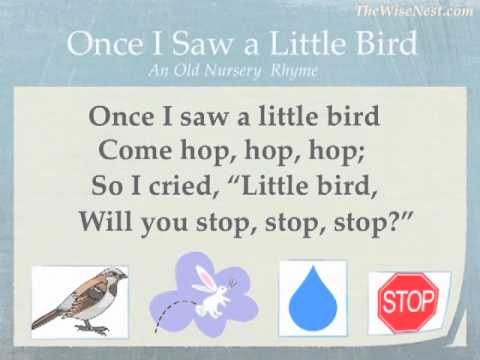 Poetry - Once I Saw a Little Bird