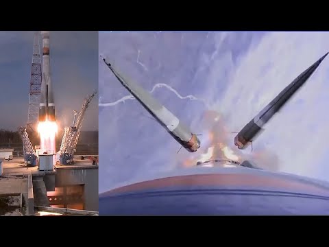 OneWeb 5 launch (On-board camera view)