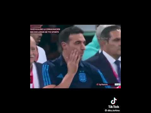 Lionel Scaloni emotions #shorts