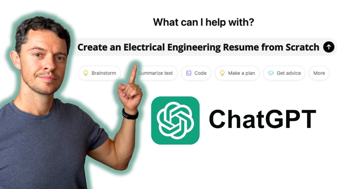 Electrical Engineering Resume Created From Scratch With ChatGPT