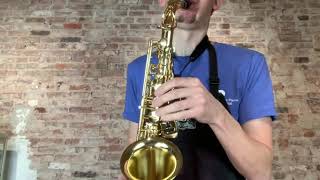 Video thumbnail for Yanagisawa 901 Alto Sax Play Test! Hand Made in Japan pre owned and plays Terrific! by JL Woodwinds