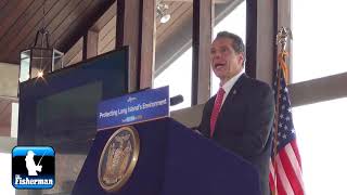 Governor Cuomo Press Conference Details Reef Building Initiative