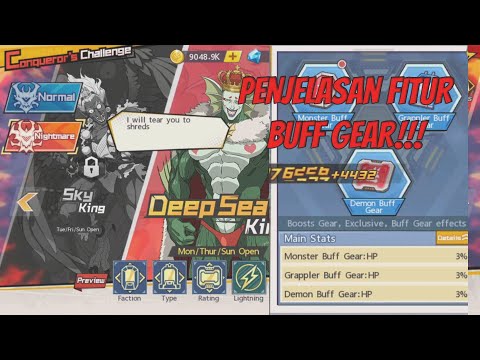 MEMBAHAS FITUR BUFF GEAR DAN TIPS TRANING HALL || ONE PUNCH MAN THE STRONGEST INDONESIA