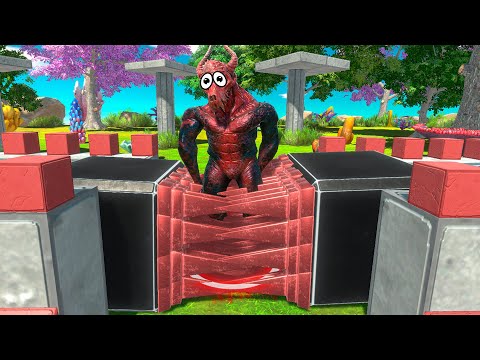 🔥DEADLY JET WALLS KILLS WITH ONE SHOT - Animal Revolt Battle Simulator