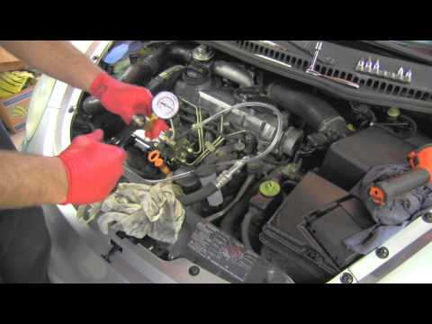 How to prime injection pump TDI