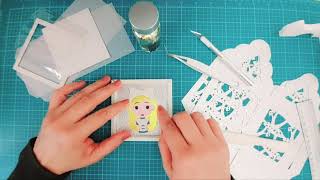 Shaker Die Cut Favor Box SVG templates Cricut Silhouette Cameo Alicia in Worderland decor ideas