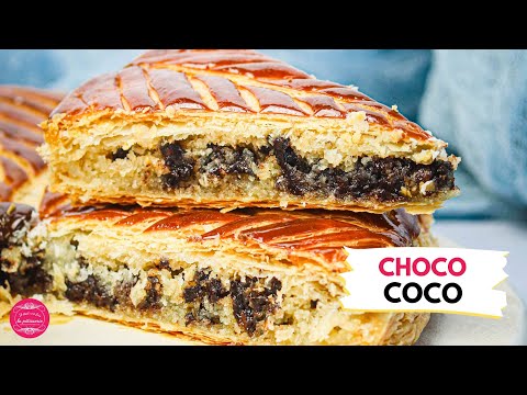 Chocolate Coconut King Cake Galette Buouny Style