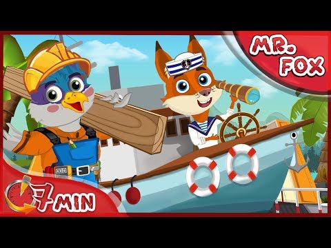 Mr Fox ~ Cruise ship Full Movie ~ Mr Fox Funny Cartoon for kids [4k]
