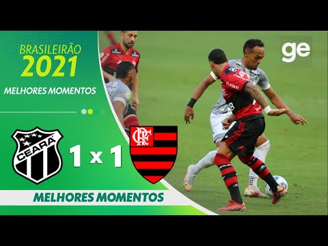 Gols e lances de Ceará x Flamengo