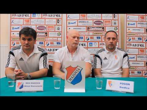 Konferencja po meczu MKS Mazovia- Pogoń II Siedlce (10.09.2016r.)