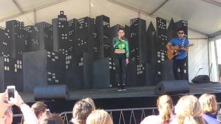 Joelle performing Save Me @ Burwood Festival on 21.9.14