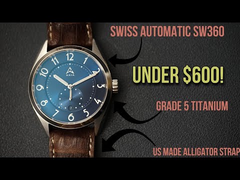 AXIA Sofia II in GRADE 5 Titanium - Swiss Made Automatic SW360 - Insane Value for Money