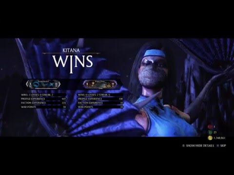 Mortal Kombat X - Kitana Prime vs Rainbowbashed