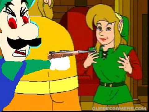 Youtube poop:Luigi goes crazy because bowser does'nt have spaghetti.