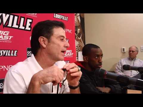 U of L coach Rick Pitino talks about Russ Smith coming back