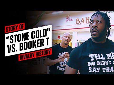 The story of “Stone Cold” Steve Austin vs. Booker T rivalry history (2001-02)