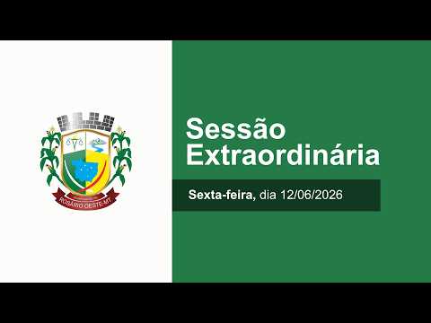 Imagem - Sessão Extraordinária - Legislatura 2025/2028 - Sexta-Feira, 12 de Junho de 2026