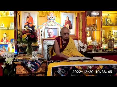 "The Three Principal Aspects of the Path" with Khensur Rinpoche Jetsun Lobsang Delek (part 1 of 3)