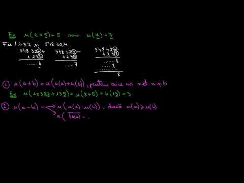 Ultima Cifra a unei Sume/Diferențe/Produs clasa a Va