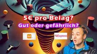 5€ Belag bei Temu - Das Ende des Tischtennissports?
