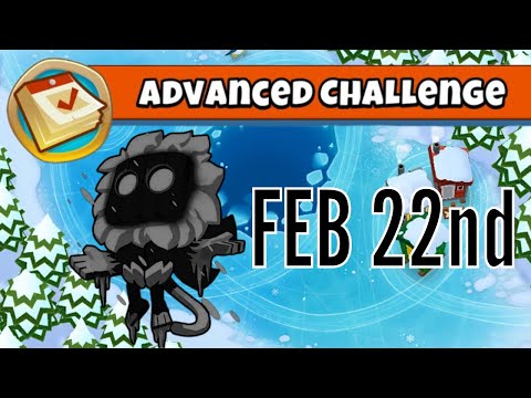BTD6 Advanced Challenge February 22nd, 2023-How do I Stall it??? With Commentary!
