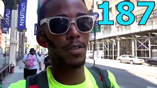 Postmates walking in New York #VLOG 187 GOOD MONEY!