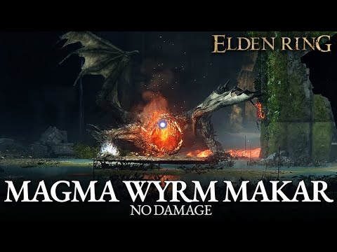 Magma Wyrm Makar Boss Fight (No Damage) [Elden Ring]