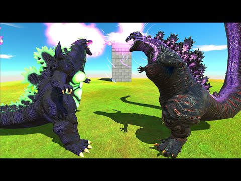 SUPER GODZILLA vs SPACE GODZILLA - Animal Revolt Battle Simulator