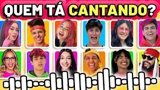 🎤 ADIVINHE O YOUTUBER PELA MÚSICA 🎶 Quem Está Cantando? 🤔