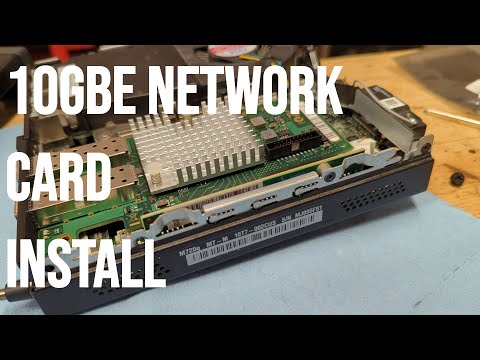 Lenovo m720q Tiny - 10GbE Network Card Install