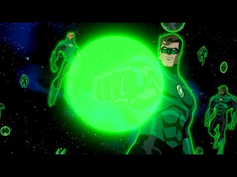 Green Lantern (Hal Jordan) Powers and Fight Scenes - Green Lantern Emerald Knights