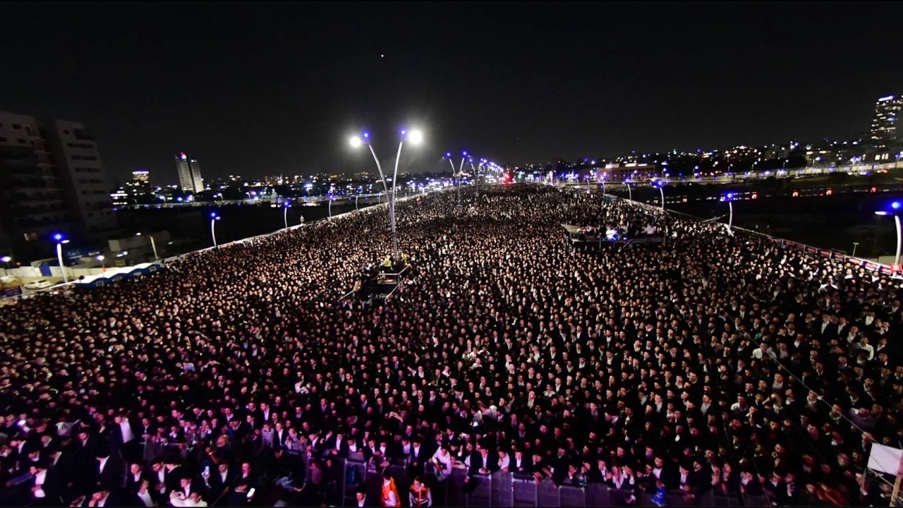 עצרת הרבבות בבני ברק למען יהדות התורה ג' | Thousands Gathered in Bnei Brak for UTJ Election Rally