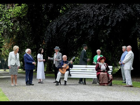 President Higgins and Sabina celebrate Bloomsday 2021