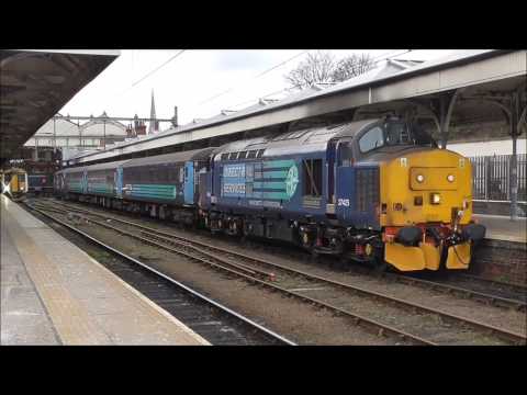 DRS 37425 works 2P32 on the Wherry Lines Short Set - 07/03/17