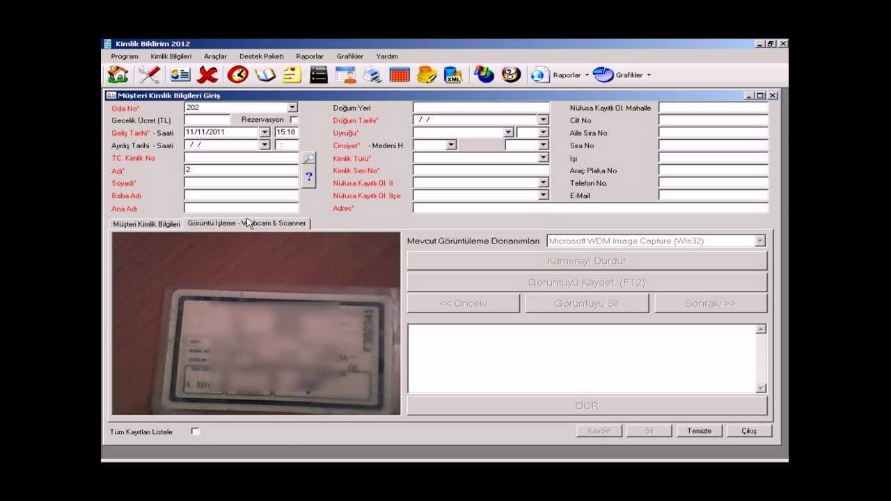 📷 Webcam Fonksiyonu