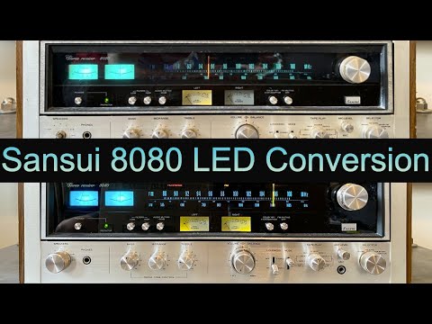 Sansui 8080 9090 X0X0 LED Conversion (Pro Kit Installation) - Full Tutorial