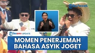 Gagal Fokus! Penerjemah Bahasa Isyarat Sibuk & Asyik Joget saat 'Tabola Bale' Menggema di Istana